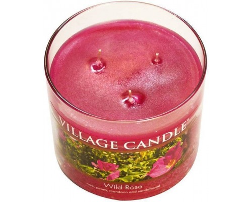 Декоративная свеча Village Candle Дикая роза (213 грамм) Декоративная свеча Village Candle Дикая роза (213 грамм)