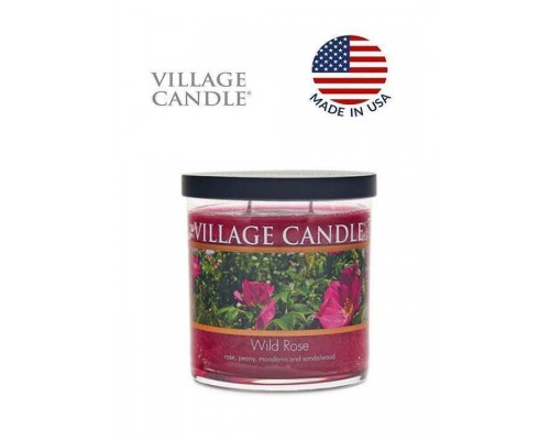 Декоративная свеча Village Candle Дикая роза (213 грамм) Декоративная свеча Village Candle Дикая роза (213 грамм)