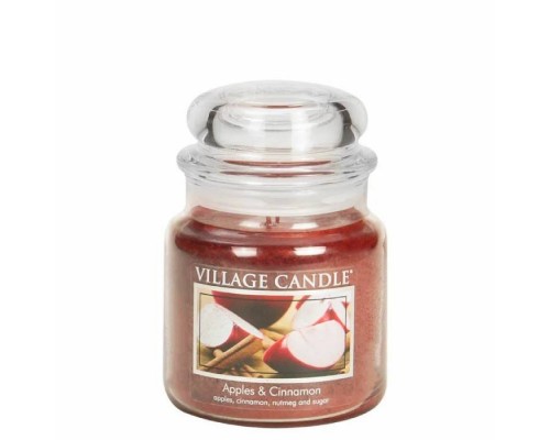 Декоративная свеча Village Candle Яблоко и Корица (389 грамм)