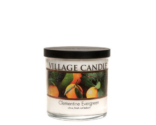 Декоративная свеча Village Candle Вечнозеленый клементин (213 грамм)