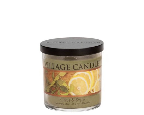 Декоративная свеча Village Candle Цитрус и Шалфей (213 грамм)