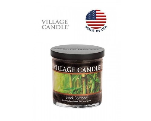Декоративная свеча Village Candle Черный бамбук (213 грамм)