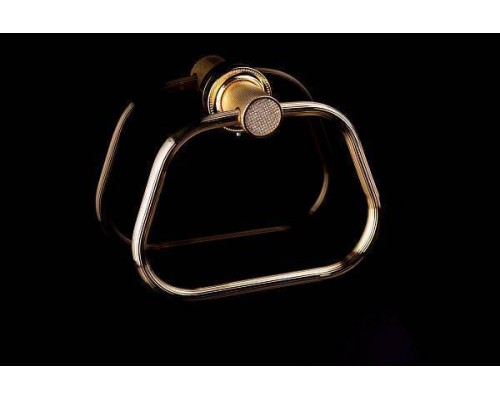 Boheme Royal Cristal Полотенцедержатель кольцо подвесной, цвет: gold 10925-G-B