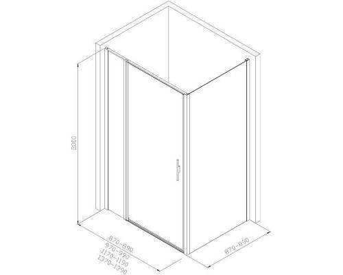 Allen Brau Priority Душевой уголок 140x90 см, цвет: хром 3.31010.00 3.31016.00 Allen Brau Priority Душевой уголок 140x90 см, цвет: хром 3.31010.00 3.31016.00
