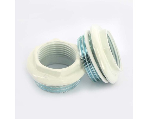 Комплект для подключения радиатора UNI-FITT 1"х3/4" RAL9010