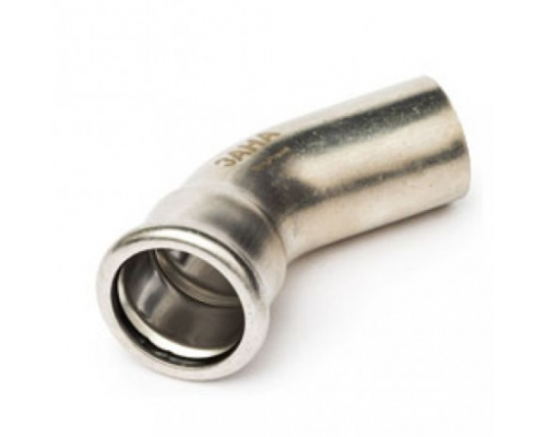 Отвод, Sanha, NiroPress AISI304L, 45°, ВПр-НПр 28, нержавеющая сталь, 91040.3 Отвод, Sanha, NiroPress AISI304L, 45°, ВПр-НПр 28, нержавеющая сталь, 91040.3