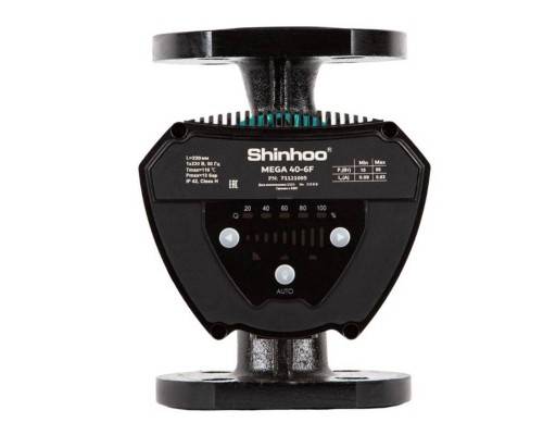 Насос циркуляционный ээ Shinhoo MEGA 40-10F, фланцевый 220В Насос циркуляционный ээ Shinhoo MEGA 40-10F, фланцевый 220В