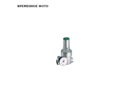 Редуктор давления 3/4" Н 1-6 бар PN25, с отверстием под радиальный манометр 1/4", хром