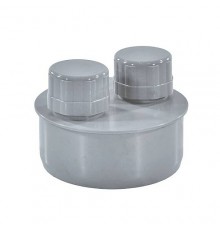 Клапан вакуумный PP-H сер б/н Дн110 VALFEX 26000110