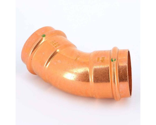 Угол пресс 45" медь Profipress VIEGA 54