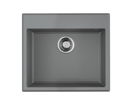 Omoikiri Tedori 57-GR Кухонная мойка Tetogranit 57x51 см, цвет: leningrad grey 4993566
