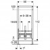 Модуль Geberit Duofix для биде, 112 см, универсальный