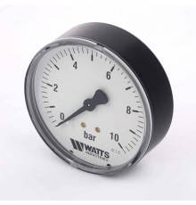 Манометр аксиальный F+R100 WATTS Ind 1/4" 80 мм 10 бар