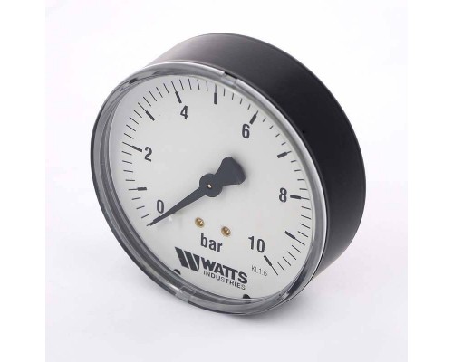Манометр аксиальный F+R100 WATTS Ind 1/4" 80 мм 10 бар