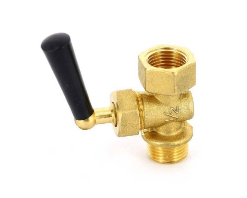 Кран трехходовой WATTS Ind НВ 1/2" для манометра RM15MZ ручка черная