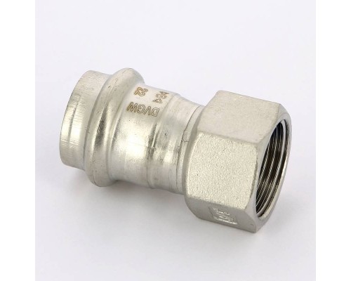 Муфта В-пресс IBP 22 x 3/4" нерж.сталь Муфта В-пресс IBP 22 x 3/4" нерж.сталь
