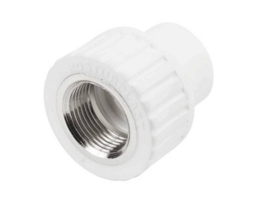 Муфта PP-R бел комб Дн25х3/4" ВР РосТурПласт 10655