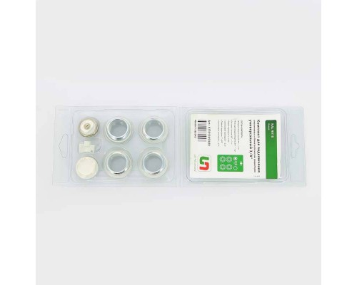 Комплект для подключения радиатора UNI-FITT 1"х3/4" RAL9010