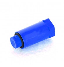 Заглушка Н UNI-FITT Н 1/2" с прокладкой O-Ring синяя