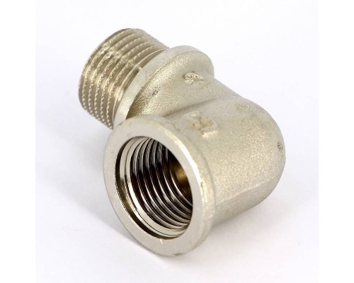 Угол НВ никелированный Uni-Fitt 1/2" с упором Угол НВ никелированный Uni-Fitt 1/2" с упором