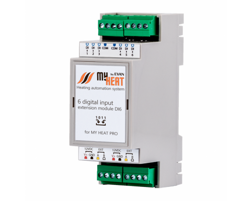 Дискретный блок расширения MyHeat DI6