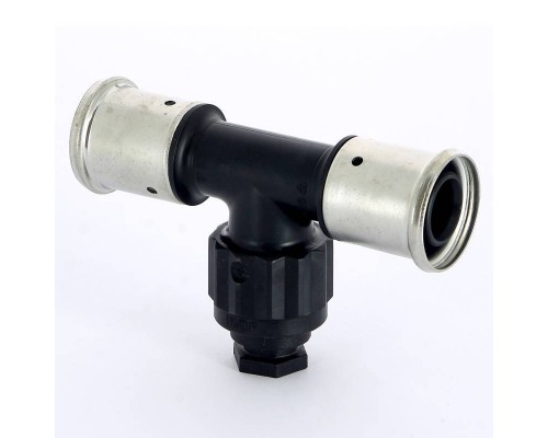 Тройник пресс-В PVDF HENCO 20x3/4"x20