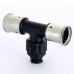 Тройник пресс-В PVDF HENCO 20x3/4"x20