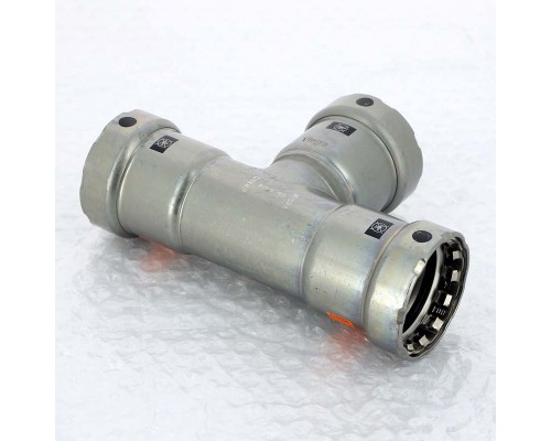 Тройник пресс оцинкованная сталь Megapress VIEGA 1"1/4x1"1/4x1"1/4