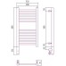 Сунержа Богема 3.0 Полотенцесушитель электрический 30x60h, лев., цвет: без покрытия 00-5804-6030