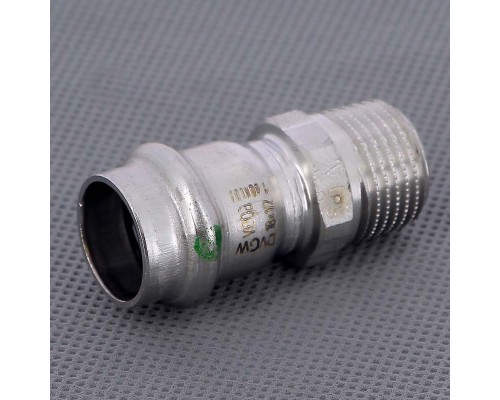 Муфта пресс-Н нержавеющая сталь Sanpress Inox VIEGA 18х1/2" Муфта пресс-Н нержавеющая сталь Sanpress Inox VIEGA 18х1/2"