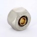 Соединитель обжим-В никелированный евроконус UNI-FITT 16х3/4"ЕК
