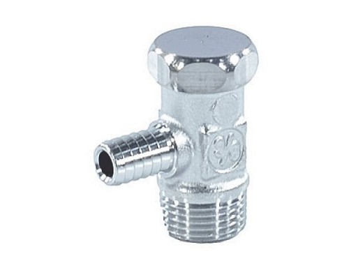 Кран шар лат слив R65D Ду10 Ру42 р/штуц п/кл Giacomini R65DX012