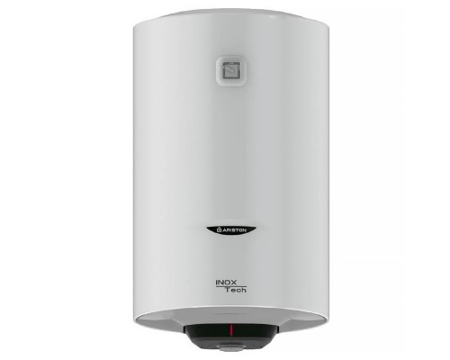 Водонагреватель электрический накопительный Ariston PRO1 R INOX ABS 30л круглый узкий нерж.сталь мех.упр-е Водонагреватель электрический накопительный Ariston PRO1 R INOX ABS 30л круглый узкий нерж.сталь мех.упр-е