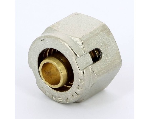 Соединитель для PEX-трубы обжим EMMETI 16х2(М24х19)
