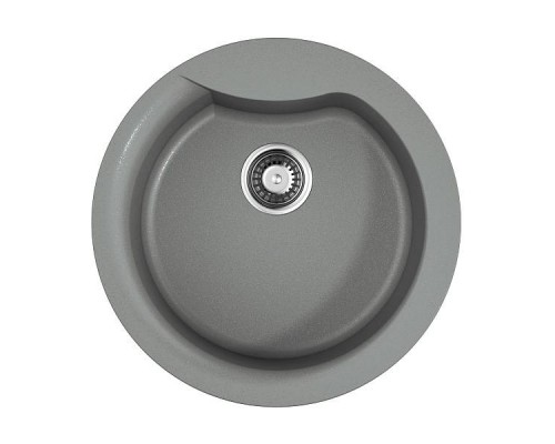 Omoikiri Yasugata 48R-GR Кухонная мойка Tetogranit 48,5x48,5 см, цвет: leningrad grey 4993547