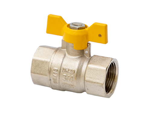 Кран газовый MVI 3/4"внутренняя-внутренняя, бабочка Кран газовый MVI 3/4"внутренняя-внутренняя, бабочка