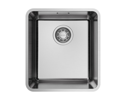 Omoikiri Omi 37-U/I Ultra IN Кухонная мойка из нержавеющей стали 37x17,9 см, цвет: нержавеющая сталь 4997399