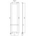 Allen Brau Infinity Полотенцесушитель электрический 180x44 см, с рейлингом и креплением 00288923