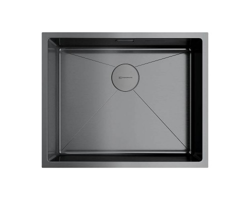 Omoikiri Taki 54-U/IF-GM Кухонная мойка нерж. сталь 54x44 см, цвет: вороненая сталь 4973107