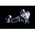Boheme Vogue Crystal Смеситель для душа, одноручковый, цвет: хром глянцевый 224-CRST