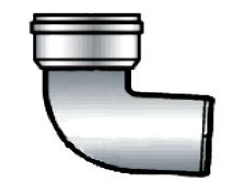 Колено De Dietrich 87' диам. 80/125 мм