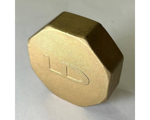 Заглушка резьбовая DN40 В 1.1/2 латунь