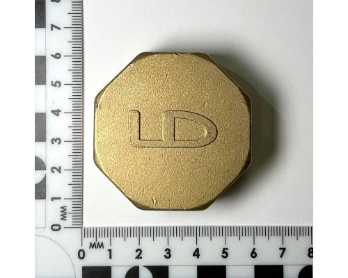 Заглушка резьбовая DN40 В 1.1/2 латунь