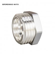 Футорка резьбовая DN50х32 Н 2.0 x В 1.1/4 латунь никель