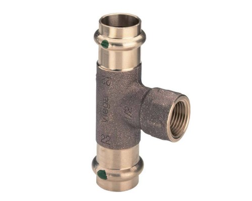 Тройник пресс-В бронза Sanpress VIEGA 18х1/2"х18 Тройник пресс-В бронза Sanpress VIEGA 18х1/2"х18