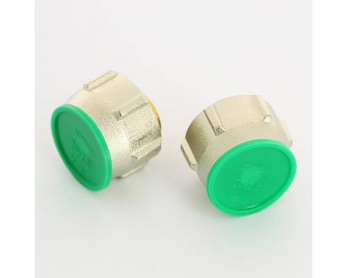 Соединитель обжим-В Simplex 20(2.8) х 3/4" ЕК (компл. 2 шт) для полиэтиленовых труб