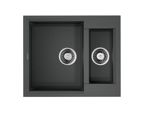 Omoikiri Sakaime 60-2-PL Кухонная мойка Tetogranit 60x50 см, цвет: платина 4993915