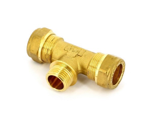 Тройник обжим-Н TIEMME 18х1/2"х18