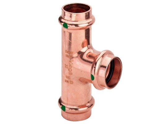 Тройник пресс медь Profipress VIEGA 35x28x35