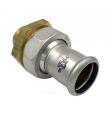 Муфта разъем нерж AISI316L Дн42х1 1/2" Ру16 пресс/НР Inoxpres RM 184042002